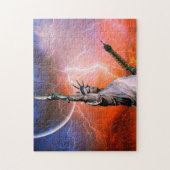 Freiheitsstatue New York. Puzzle (Vertikal)