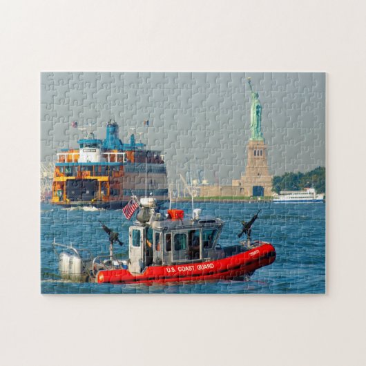 Freiheitsstatue New York. Puzzle (Horizontal)