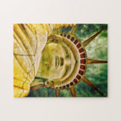 Freiheitsstatue New York. Puzzle (Horizontal)