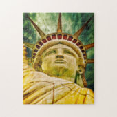 Freiheitsstatue New York. Puzzle (Vertikal)