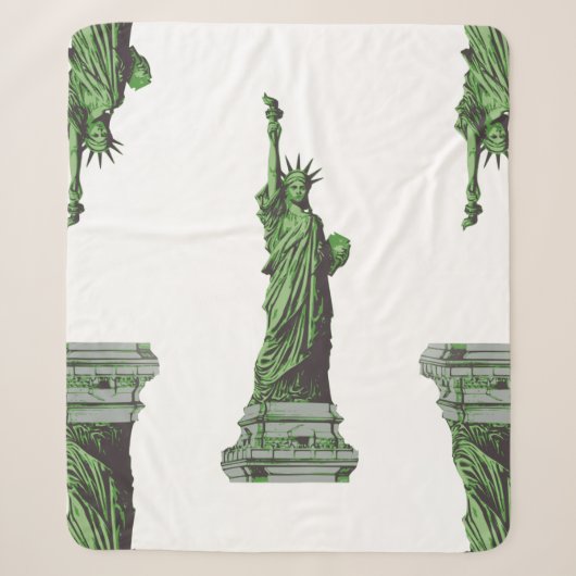 Freiheitsstatue New York Sherpadecke (Vorderseite)