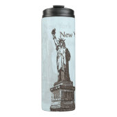 Freiheitsstatue - New York Thermosbecher (Vorderseite)