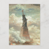 Freiheitsstatue, New York um 1800 Postkarte (Vorderseite)