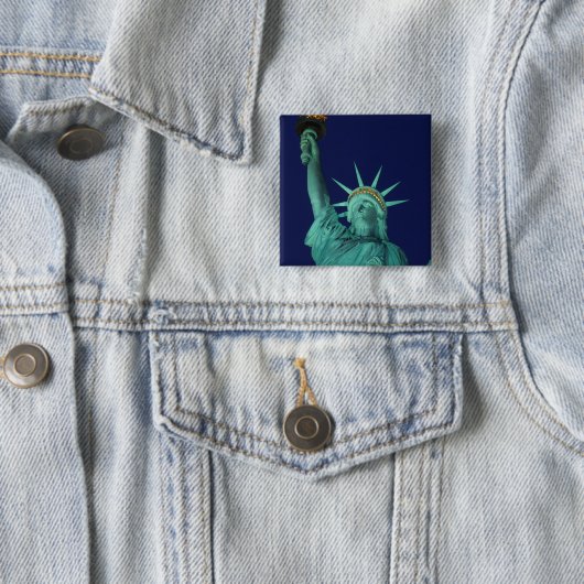 Freiheitsstatue, New York, USA 5 Button (Beispiel)