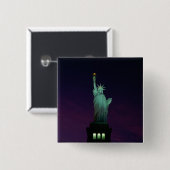 Freiheitsstatue, New York, USA 7 Button (Vorne & Hinten)