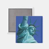 Freiheitsstatue, New York, USA 8 Magnet (Vorderseite/Rückseite)