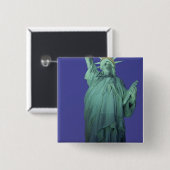 Freiheitsstatue, New York, USA Button (Vorne & Hinten)