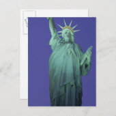 Freiheitsstatue, New York, USA Postkarte (Vorne/Hinten)