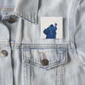 Freiheitsstatue, New York, USA Rf) Button (Beispiel)