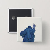 Freiheitsstatue, New York, USA Rf) Button (Vorne & Hinten)