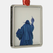 Freiheitsstatue, New York, USA Rf) Silbernes Ornament (Rechts)
