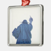 Freiheitsstatue, New York, USA Rf) Silbernes Ornament (Links)