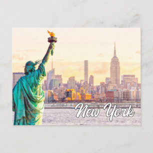 Freiheitsstatue, New York, Vereinigte Staaten Postkarte