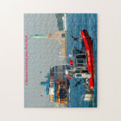 Freiheitsstatue New York.Weihnachtsgrüße Puzzle (Vertikal)