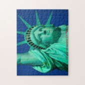 Freiheitsstatue New York.Weihnachtsgrüße Puzzle (Vertikal)