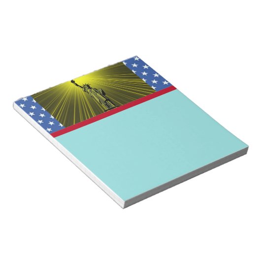 Freiheitsstatue Notepad Notizblock (angewinkelt)