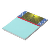 Freiheitsstatue Notepad Notizblock (Rotiert)