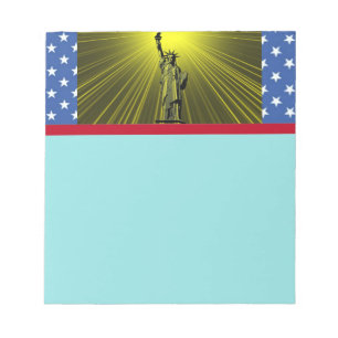 Freiheitsstatue Notepad Notizblock