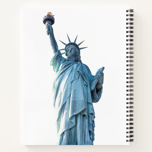 Freiheitsstatue Notizblock (Rückseite)