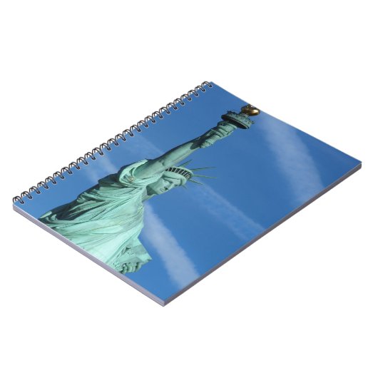 Freiheitsstatue. Notizblock (Linke Seite)