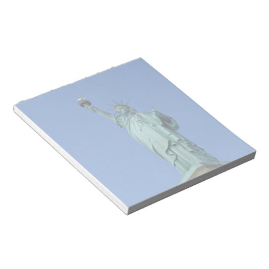 Freiheitsstatue Notizblock (angewinkelt)