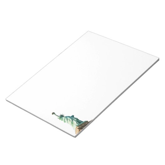 Freiheitsstatue Notizblock (angewinkelt)