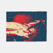 Freiheitsstatue, NY Fleecedecke (Vorderseite (Horizontal))