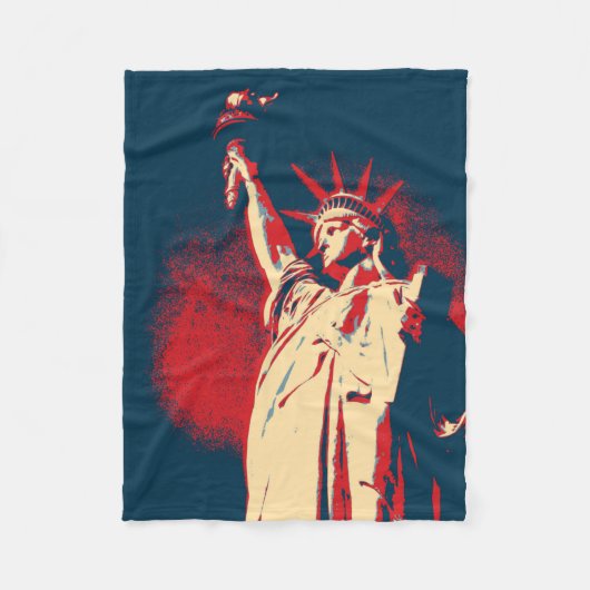 Freiheitsstatue, NY Fleecedecke (Vorderseite)