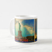 Freiheitsstatue NYC Kaffeetasse (Vorderseite Links)