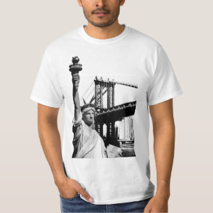 Freiheitsstatue Nyc New York Herren Modern T-Shirt
