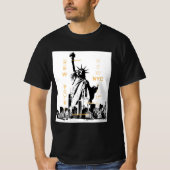 Freiheitsstatue Nyc New York Manhattan Mens T-Shirt (Vorderseite)