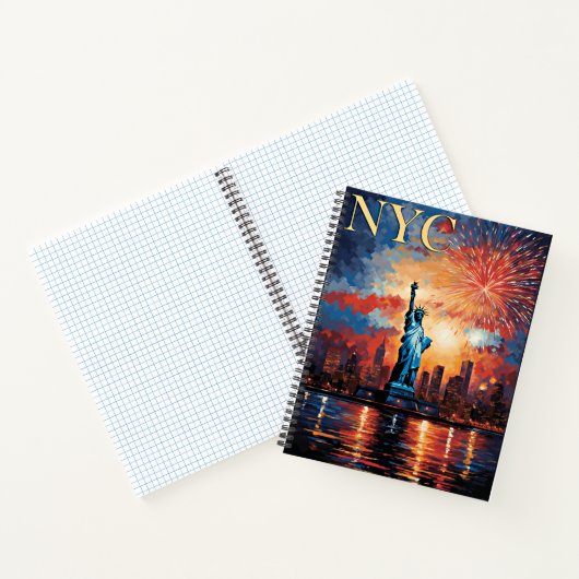 Freiheitsstatue, NYC, Notizblock (Innenseite)