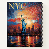 Freiheitsstatue, NYC, Notizblock (Rückseite)