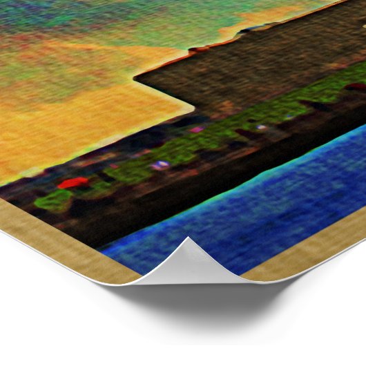 Freiheitsstatue NYC Poster (Ecke)