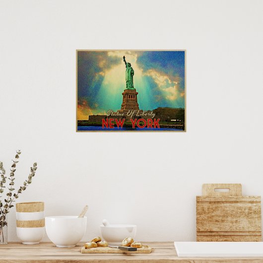 Freiheitsstatue NYC Poster (Küche)