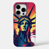 Freiheitsstatue NYC Skyline Mobile Case (Rückseite)