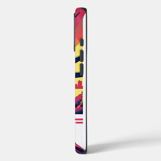 Freiheitsstatue NYC Skyline Mobile Case (Rückseite / Links)