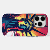 Freiheitsstatue NYC Skyline Mobile Case (Rückseite (Horizontal))