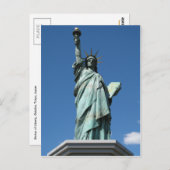 Freiheitsstatue Odaiba, Tokio, Japan Postkarte (Vorne/Hinten)