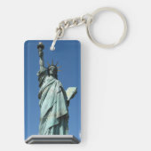Freiheitsstatue Odaiba, Tokio, Japan Schlüsselanhänger (Rückseite)