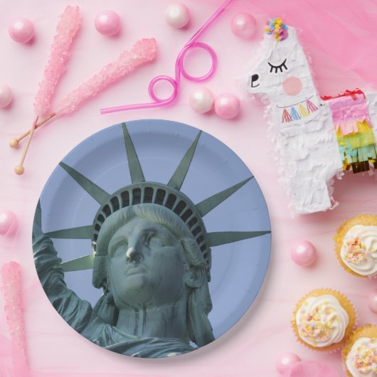 Freiheitsstatue Papier-Teller Pappteller (Party)