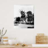 Freiheitsstatue Paris Frankreich Poster (Küche)