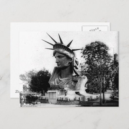 Freiheitsstatue Paris Frankreich Postkarte (Vorne/Hinten)