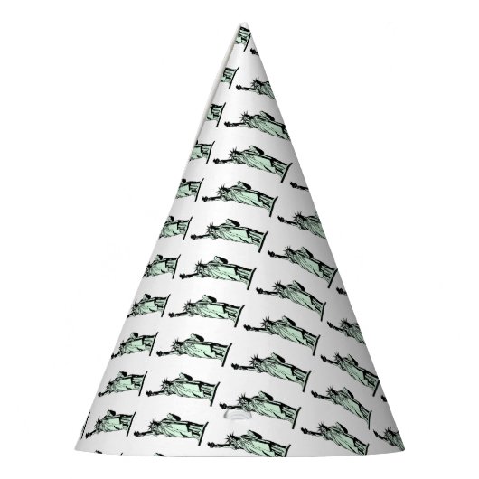 Freiheitsstatue Partyhütchen (Links)