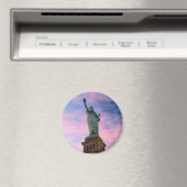 Freiheitsstatue Pastel Sky Magnet (In Situ (Geschirrspüler))
