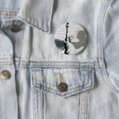 Freiheitsstatue Pop Art Button (Beispiel)