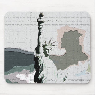 Freiheitsstatue Pop Art Mousepad