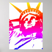 Freiheitsstatue Pop Art Poster (Vorne)