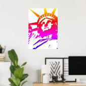 Freiheitsstatue Pop Art Poster (Heimbüro)