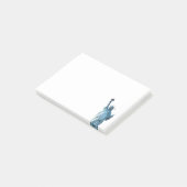 Freiheitsstatue Post-it Klebezettel (angewinkelt)